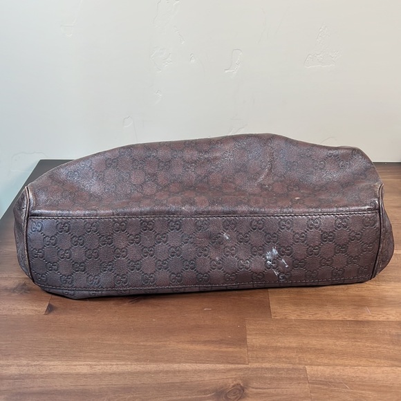 Gucci Brown Leather Sukey bag - Large - Picture 11 of 14